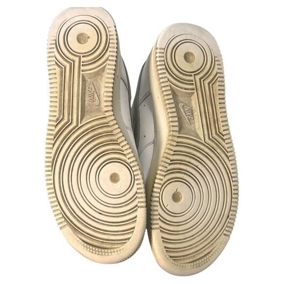 Nike Court Vision Low Top White Iridescent Swoosh Sneakers Women's Size 8 M - Picture 9 of 9